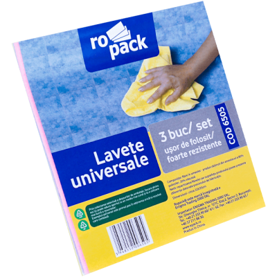 Set 3 lavete universale Ropack 32 x 35 cm